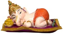 Sleeping Ganesh 6"